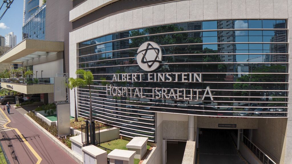 Fachada do Hospital Albert Einstein
